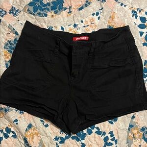 Juniors black shorts